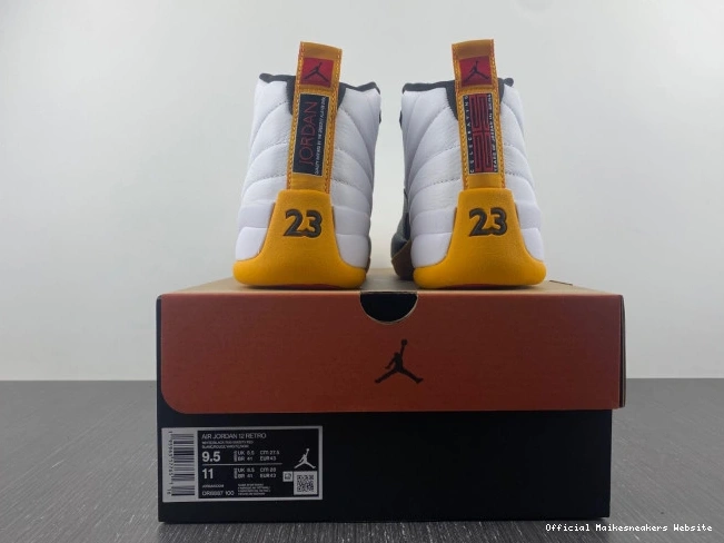 Official Maikesneakers Air China in Jordan 12 Years DR8887-100 25 0806